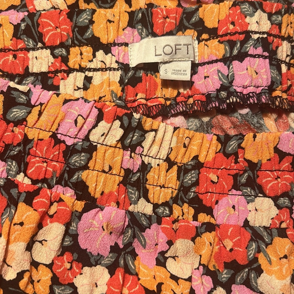 Loft Floral Skirt 18”